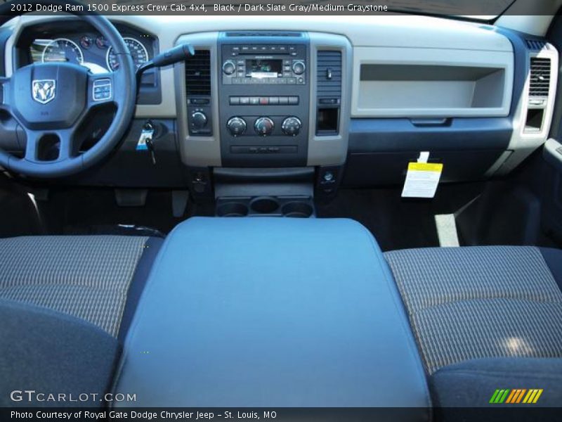 Black / Dark Slate Gray/Medium Graystone 2012 Dodge Ram 1500 Express Crew Cab 4x4