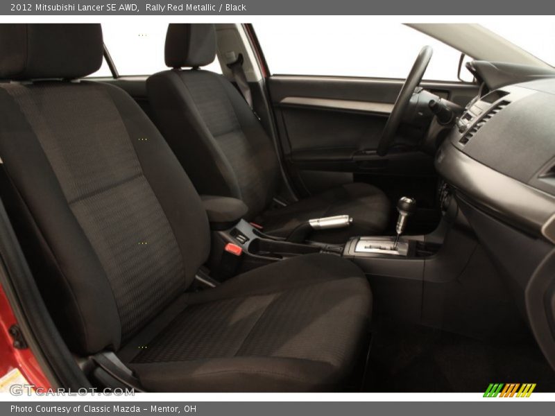 Rally Red Metallic / Black 2012 Mitsubishi Lancer SE AWD