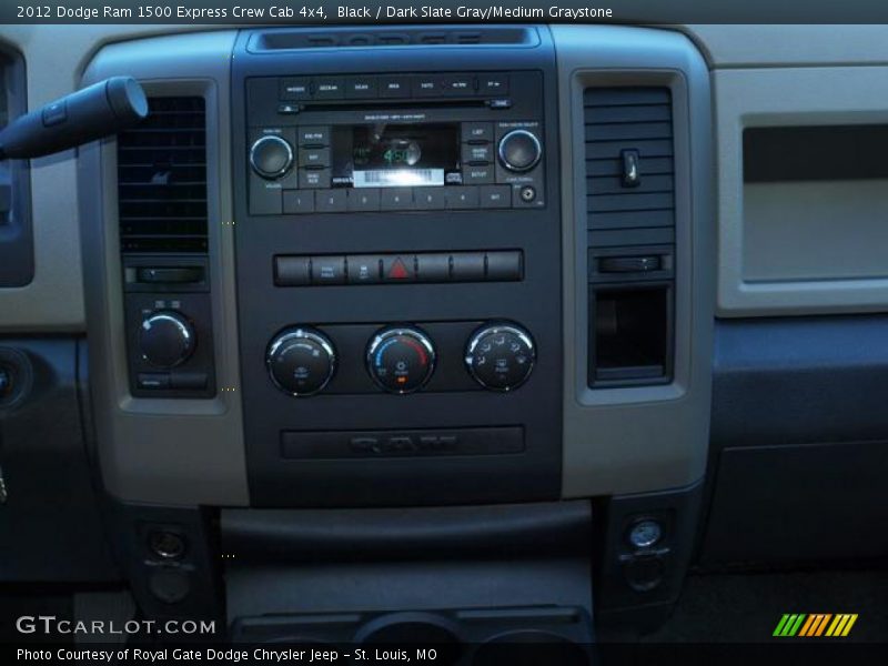 Black / Dark Slate Gray/Medium Graystone 2012 Dodge Ram 1500 Express Crew Cab 4x4