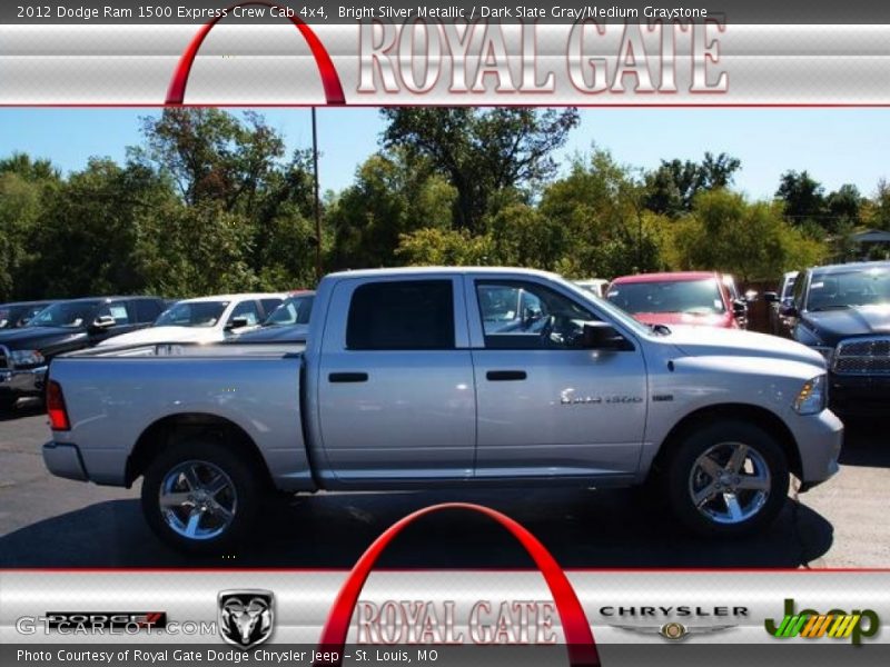 Bright Silver Metallic / Dark Slate Gray/Medium Graystone 2012 Dodge Ram 1500 Express Crew Cab 4x4
