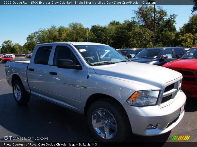 Bright Silver Metallic / Dark Slate Gray/Medium Graystone 2012 Dodge Ram 1500 Express Crew Cab 4x4