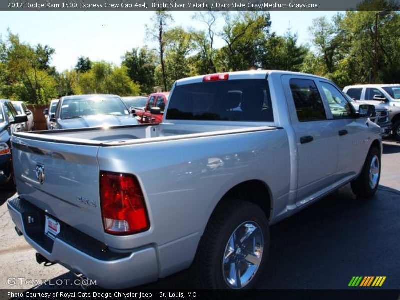 Bright Silver Metallic / Dark Slate Gray/Medium Graystone 2012 Dodge Ram 1500 Express Crew Cab 4x4