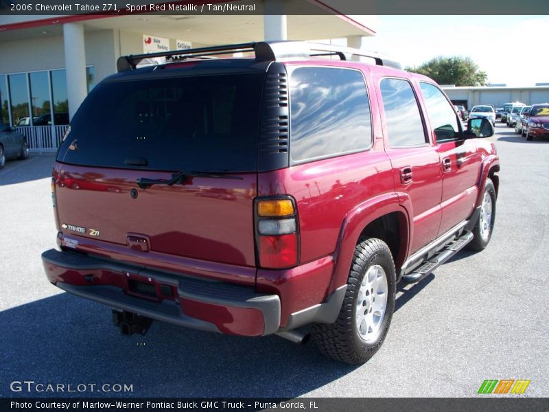 Sport Red Metallic / Tan/Neutral 2006 Chevrolet Tahoe Z71