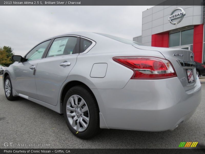 Brilliant Silver / Charcoal 2013 Nissan Altima 2.5 S