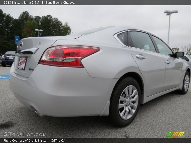 Brilliant Silver / Charcoal 2013 Nissan Altima 2.5 S