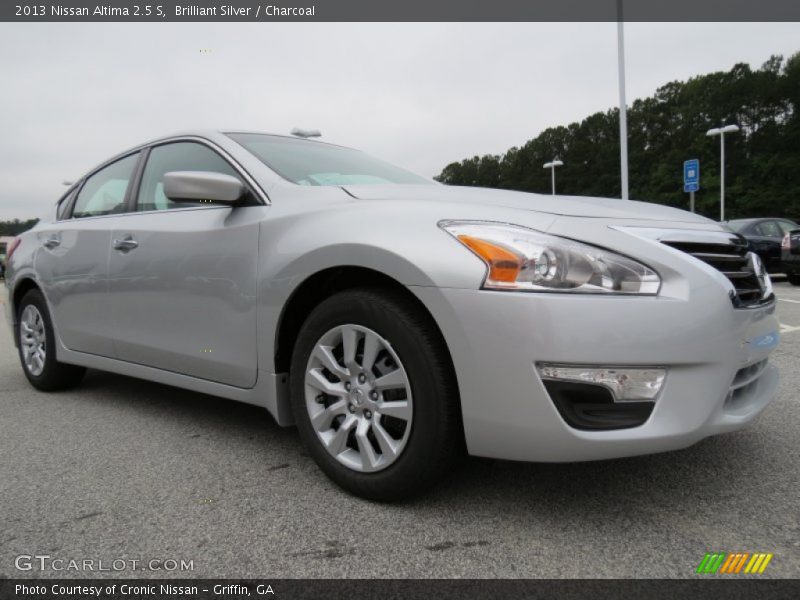 Brilliant Silver / Charcoal 2013 Nissan Altima 2.5 S