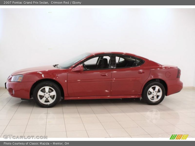 Crimson Red / Ebony 2007 Pontiac Grand Prix Sedan