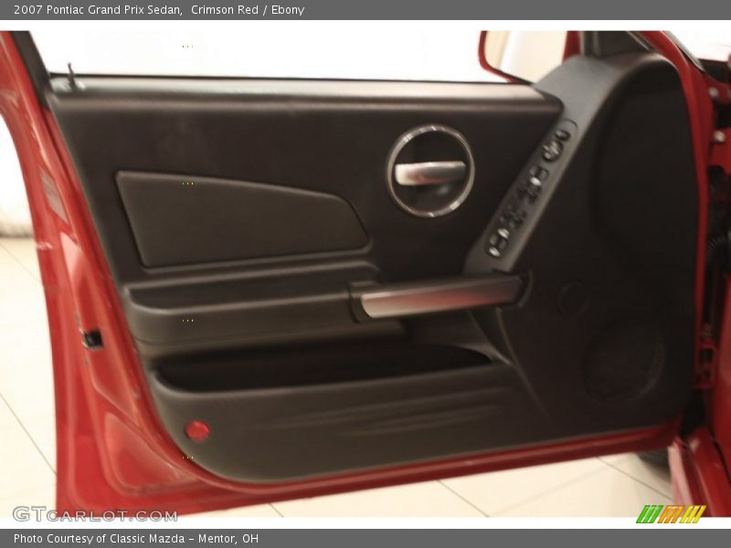 Crimson Red / Ebony 2007 Pontiac Grand Prix Sedan