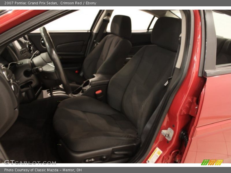 Crimson Red / Ebony 2007 Pontiac Grand Prix Sedan