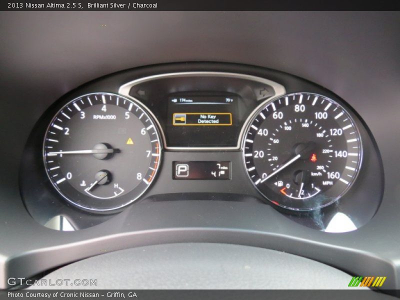 Brilliant Silver / Charcoal 2013 Nissan Altima 2.5 S