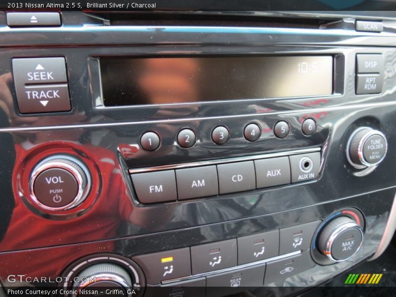 Brilliant Silver / Charcoal 2013 Nissan Altima 2.5 S