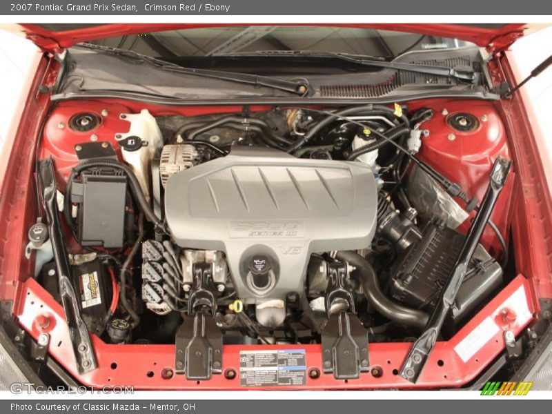 Crimson Red / Ebony 2007 Pontiac Grand Prix Sedan