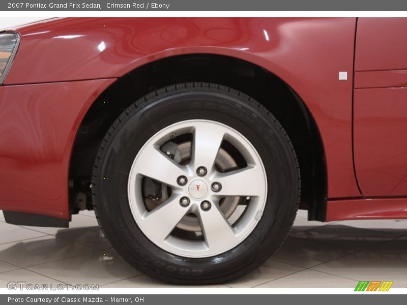 Crimson Red / Ebony 2007 Pontiac Grand Prix Sedan