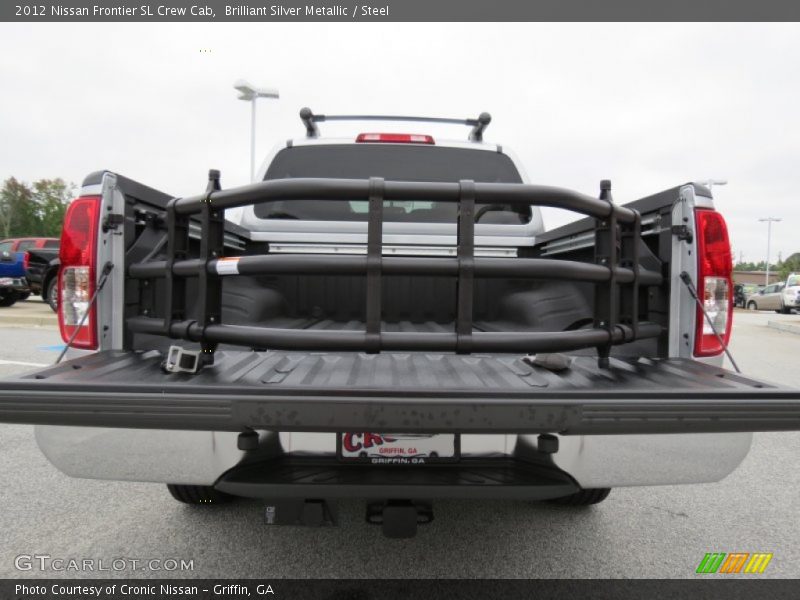 Brilliant Silver Metallic / Steel 2012 Nissan Frontier SL Crew Cab