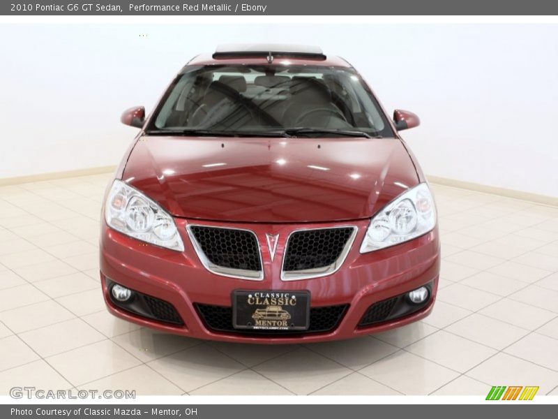 Performance Red Metallic / Ebony 2010 Pontiac G6 GT Sedan