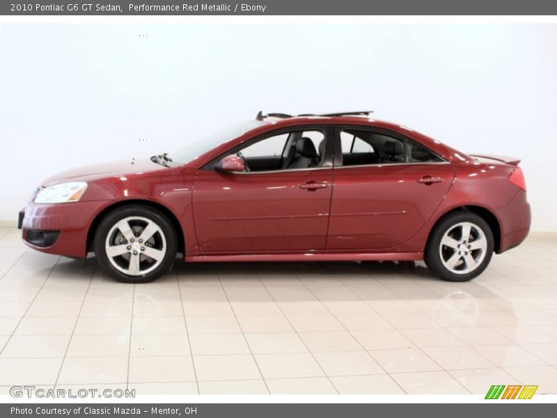  2010 G6 GT Sedan Performance Red Metallic