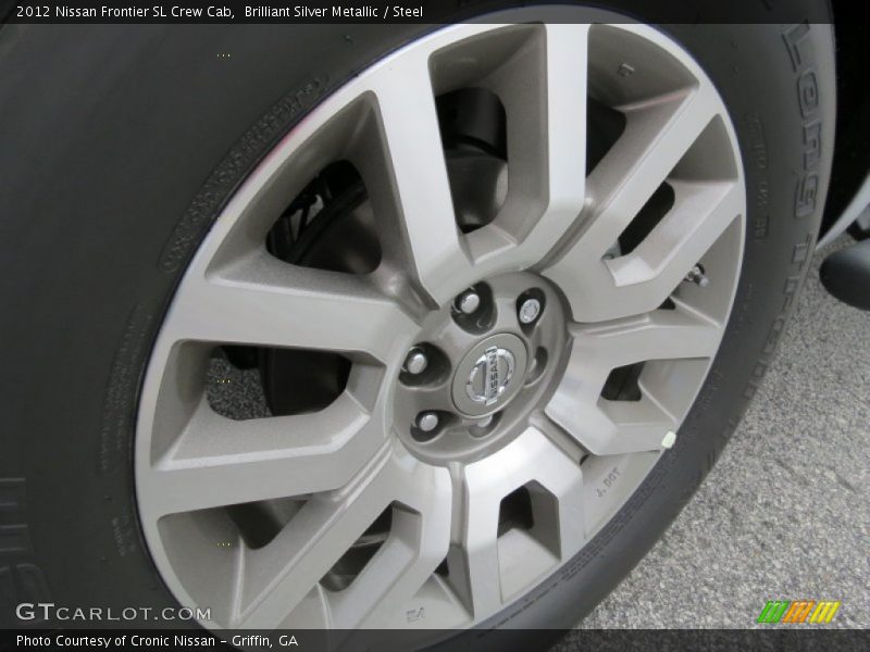 Brilliant Silver Metallic / Steel 2012 Nissan Frontier SL Crew Cab