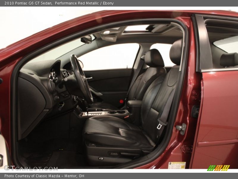 Front Seat of 2010 G6 GT Sedan