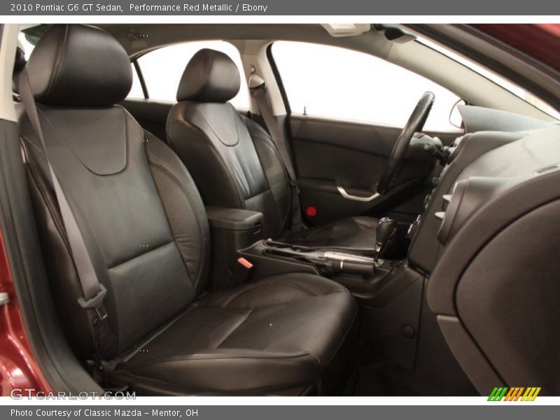  2010 G6 GT Sedan Ebony Interior