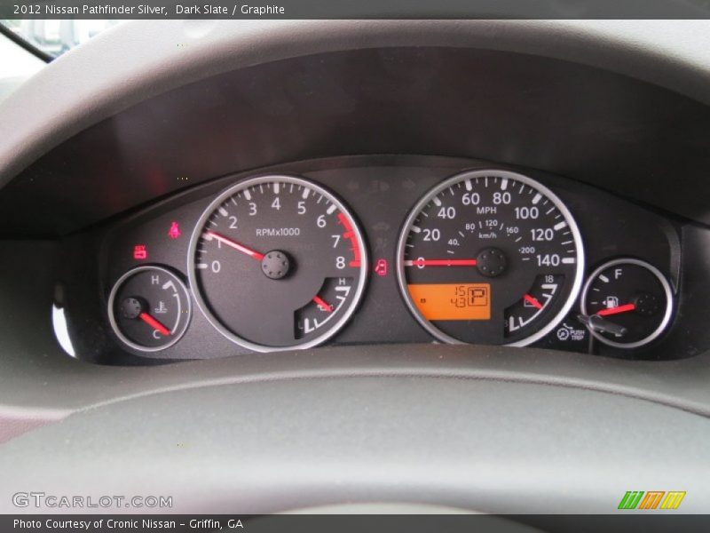 Dark Slate / Graphite 2012 Nissan Pathfinder Silver