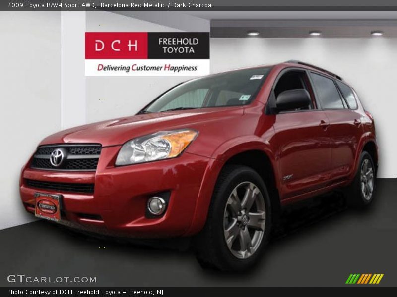 Barcelona Red Metallic / Dark Charcoal 2009 Toyota RAV4 Sport 4WD