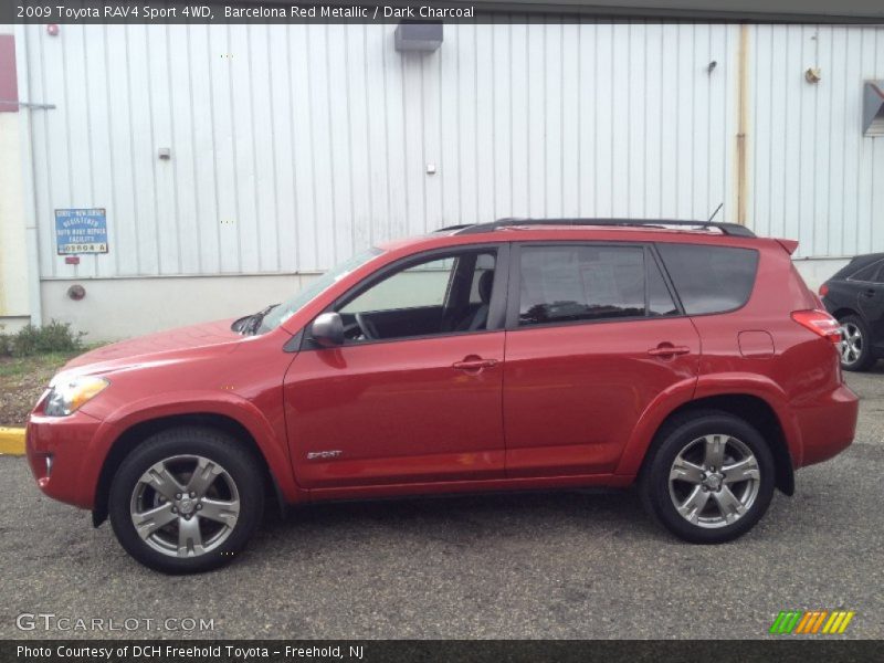 Barcelona Red Metallic / Dark Charcoal 2009 Toyota RAV4 Sport 4WD