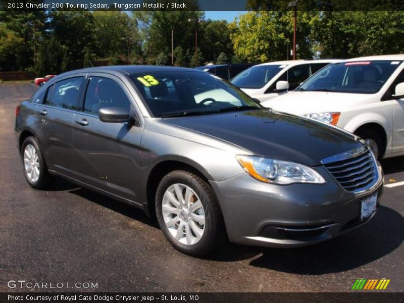Tungsten Metallic / Black 2013 Chrysler 200 Touring Sedan