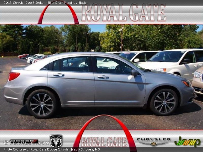 Billet Silver Metallic / Black 2013 Chrysler 200 S Sedan