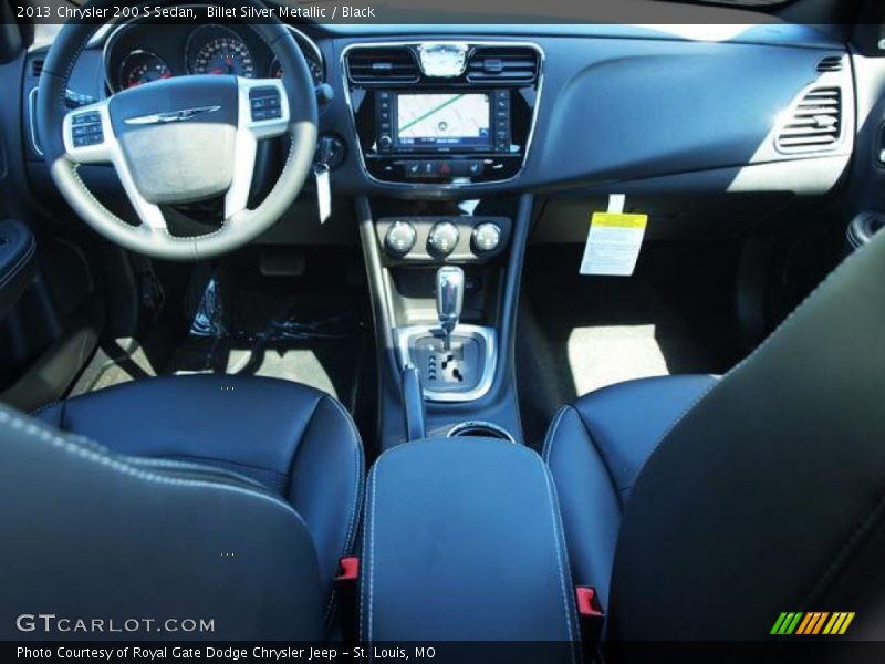 Billet Silver Metallic / Black 2013 Chrysler 200 S Sedan