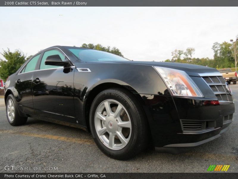 Black Raven / Ebony 2008 Cadillac CTS Sedan