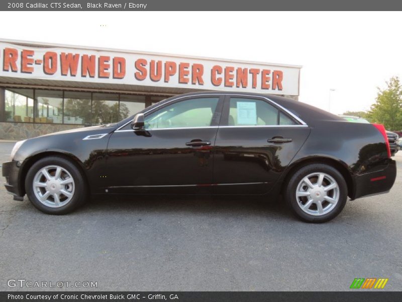 Black Raven / Ebony 2008 Cadillac CTS Sedan