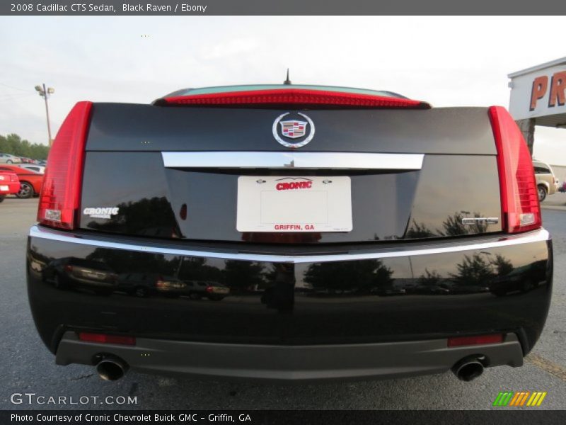 Black Raven / Ebony 2008 Cadillac CTS Sedan