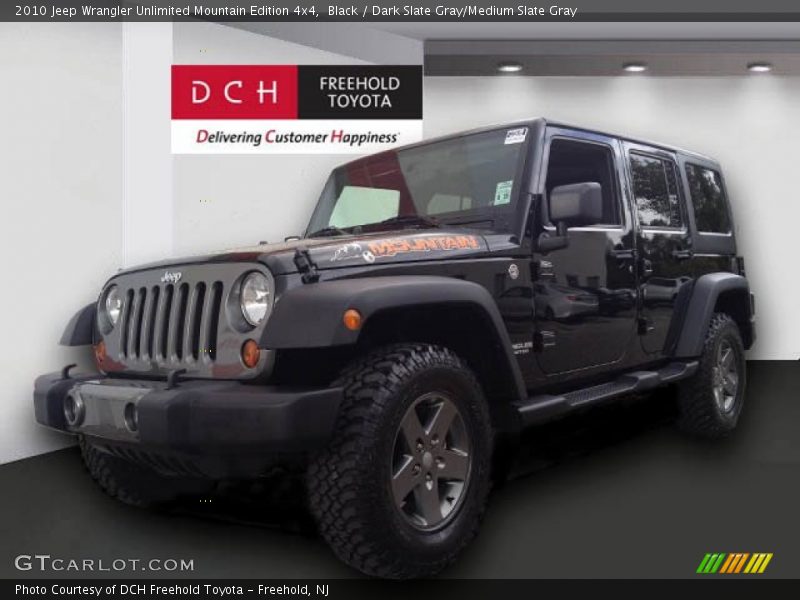 Black / Dark Slate Gray/Medium Slate Gray 2010 Jeep Wrangler Unlimited Mountain Edition 4x4