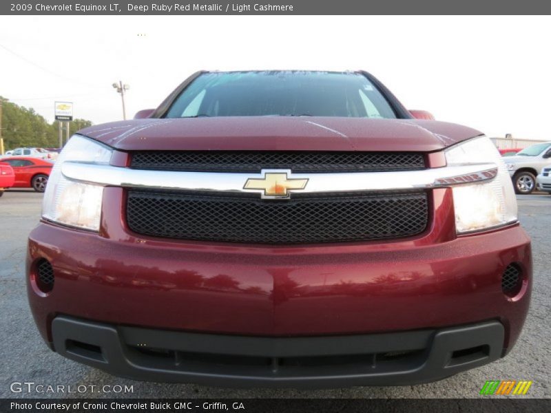 Deep Ruby Red Metallic / Light Cashmere 2009 Chevrolet Equinox LT