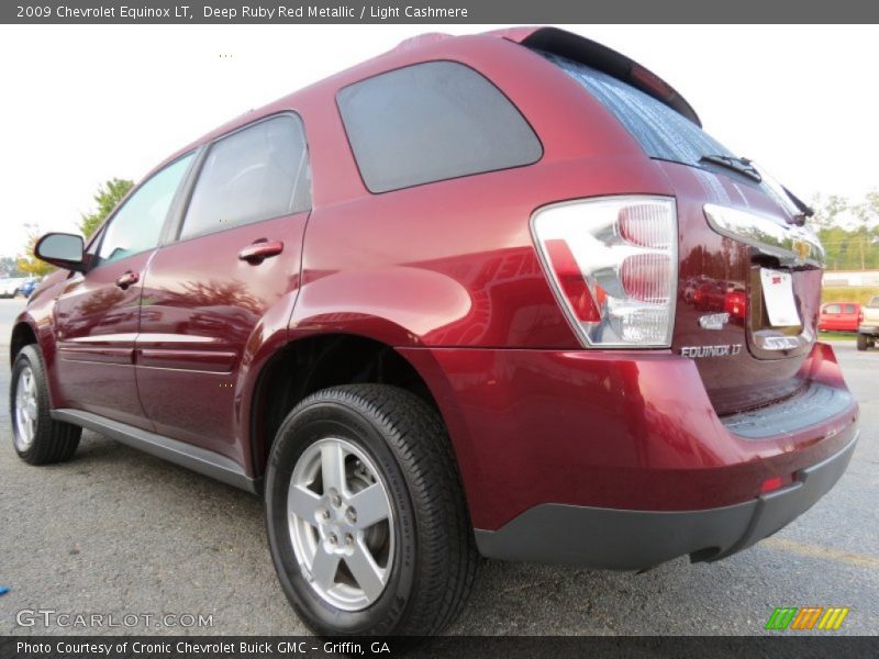 Deep Ruby Red Metallic / Light Cashmere 2009 Chevrolet Equinox LT