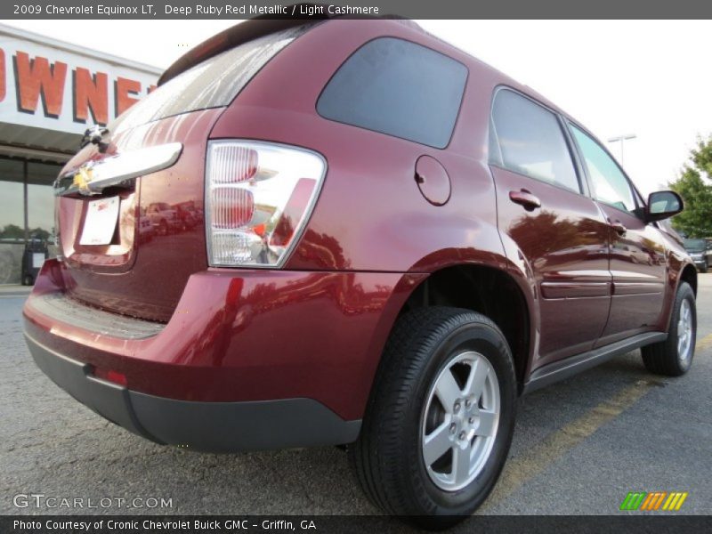 Deep Ruby Red Metallic / Light Cashmere 2009 Chevrolet Equinox LT