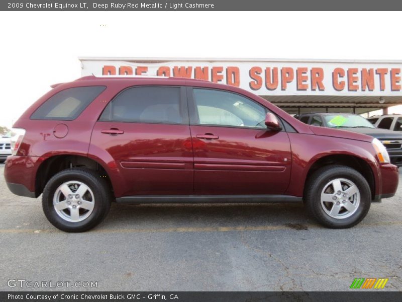 Deep Ruby Red Metallic / Light Cashmere 2009 Chevrolet Equinox LT
