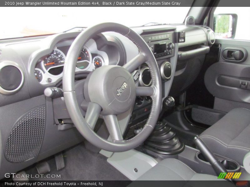 Black / Dark Slate Gray/Medium Slate Gray 2010 Jeep Wrangler Unlimited Mountain Edition 4x4