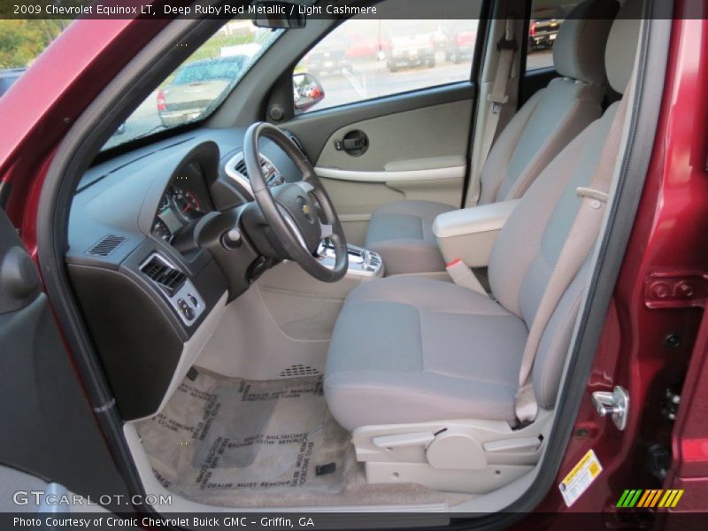 Deep Ruby Red Metallic / Light Cashmere 2009 Chevrolet Equinox LT