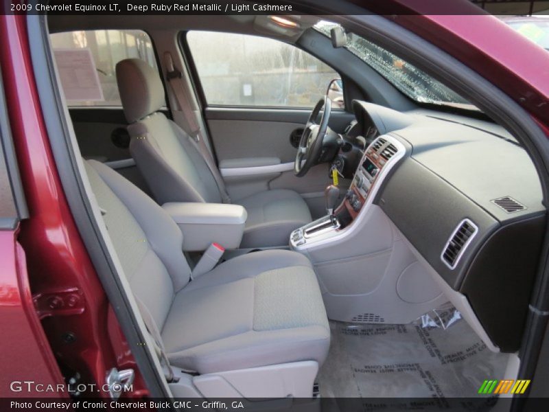 Deep Ruby Red Metallic / Light Cashmere 2009 Chevrolet Equinox LT