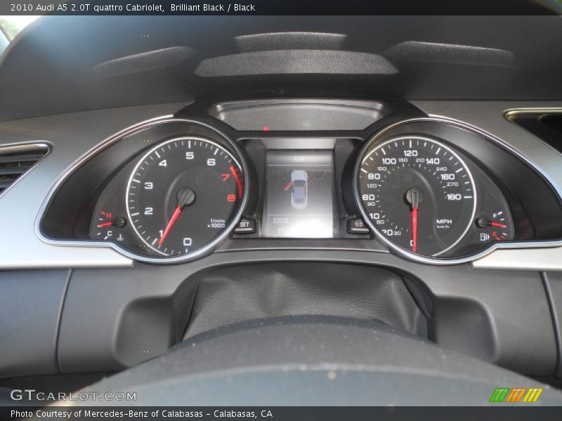  2010 A5 2.0T quattro Cabriolet 2.0T quattro Cabriolet Gauges