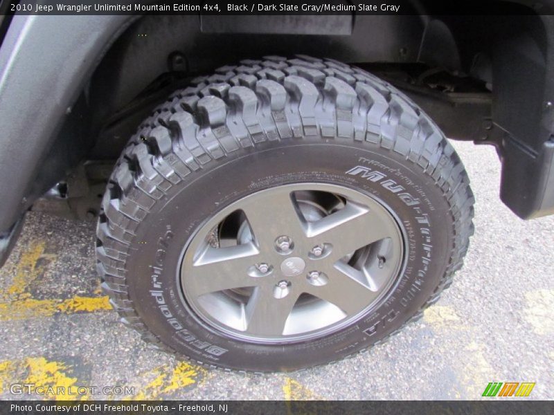 Black / Dark Slate Gray/Medium Slate Gray 2010 Jeep Wrangler Unlimited Mountain Edition 4x4