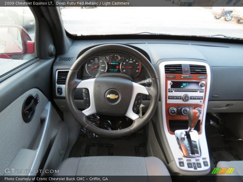 Deep Ruby Red Metallic / Light Cashmere 2009 Chevrolet Equinox LT