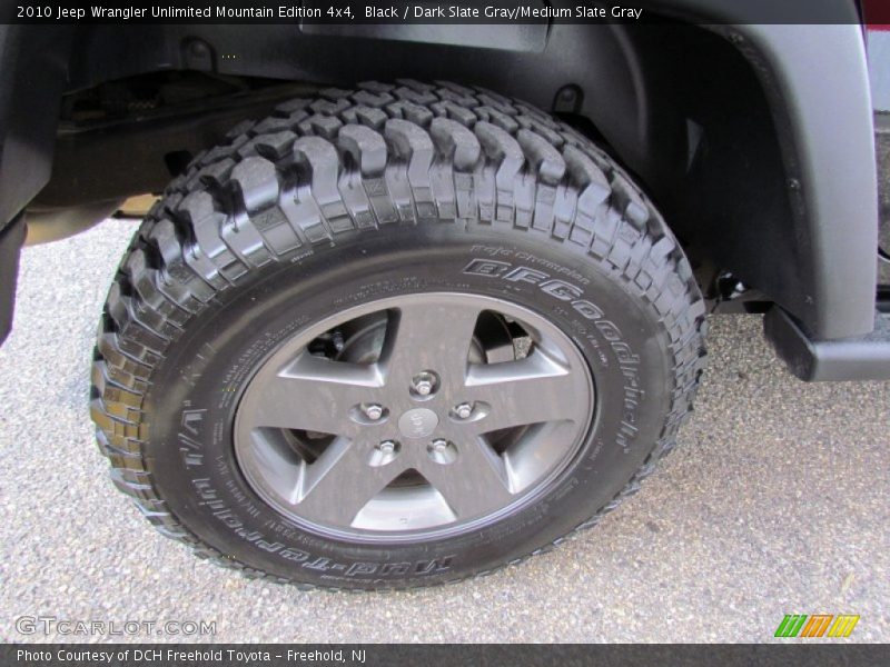 Black / Dark Slate Gray/Medium Slate Gray 2010 Jeep Wrangler Unlimited Mountain Edition 4x4