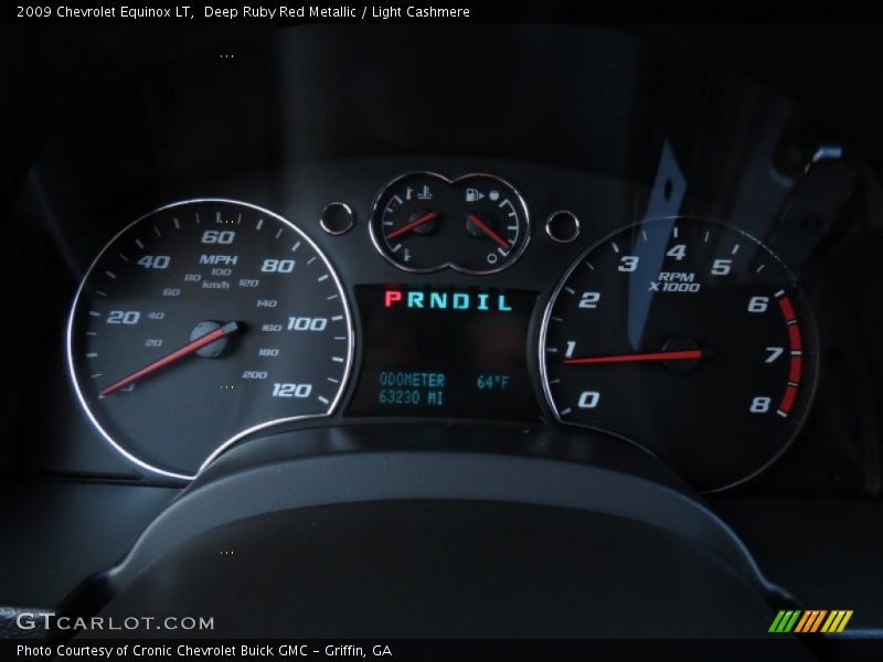 Deep Ruby Red Metallic / Light Cashmere 2009 Chevrolet Equinox LT