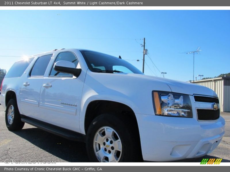 Summit White / Light Cashmere/Dark Cashmere 2011 Chevrolet Suburban LT 4x4