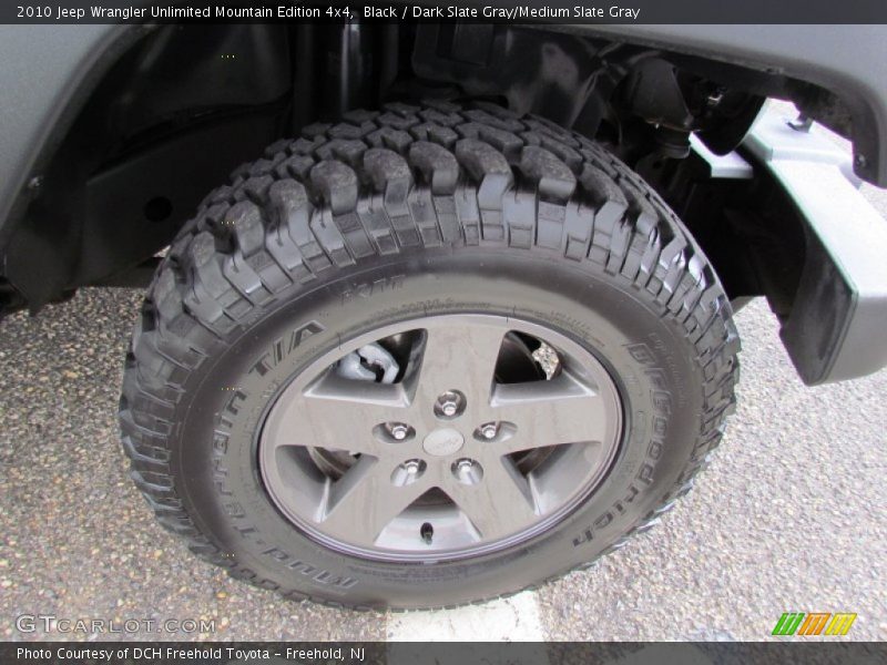 Black / Dark Slate Gray/Medium Slate Gray 2010 Jeep Wrangler Unlimited Mountain Edition 4x4