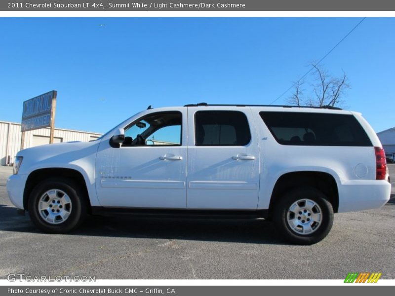 Summit White / Light Cashmere/Dark Cashmere 2011 Chevrolet Suburban LT 4x4
