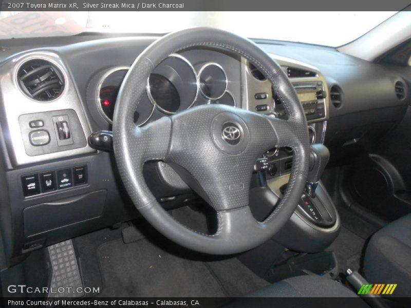 Silver Streak Mica / Dark Charcoal 2007 Toyota Matrix XR