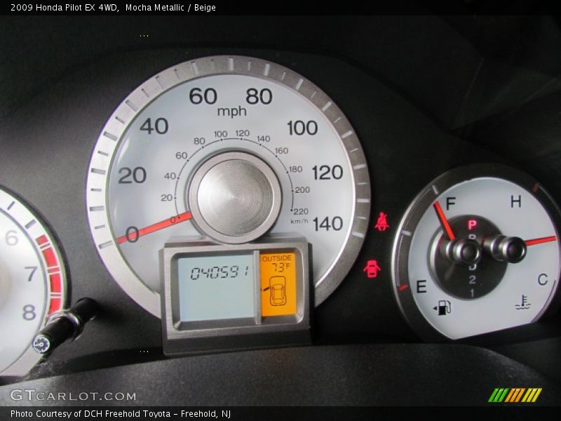 Mocha Metallic / Beige 2009 Honda Pilot EX 4WD